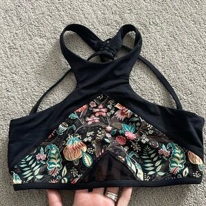 L*space high neck paisley bikini top